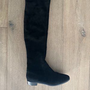 Sergio Rossi Over-the-knee suede boots